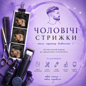 Базовий курс «Чоловічі стрижки»